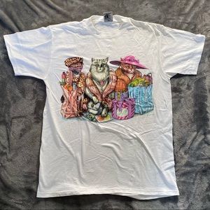 VNTG Shopping Cats Tee